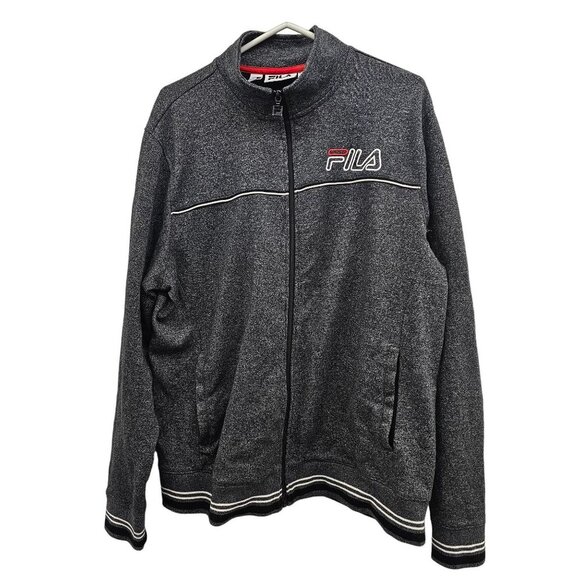 FILA Trustworthy Jacket Full Zip Front Closure Sweater with Men's Size … - Picture 1 of 13